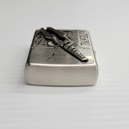 【中古品】【メンズ/レディース】 ZIPPO ジッポ EVANGELION OIL LIGHTER エヴァンゲリオン オイルライター ロンギヌスの槍 喫煙具 206-250921-as-01-izu カラー：シルバー 万代Net店