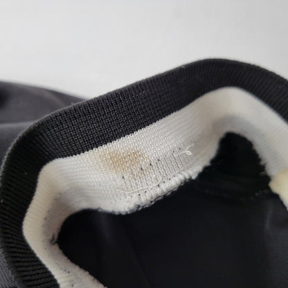 【中古品】【メンズ】 adidas アディダス 90’s MESH GAME SHIRT 90年代 メッシュ ゲームシャツ 半袖Tシャツ トレフォイルロゴ 万国旗タグ 146-250926-hi-04-izu サイズ：L カラー：ブラック/ホワイト 万代Net店