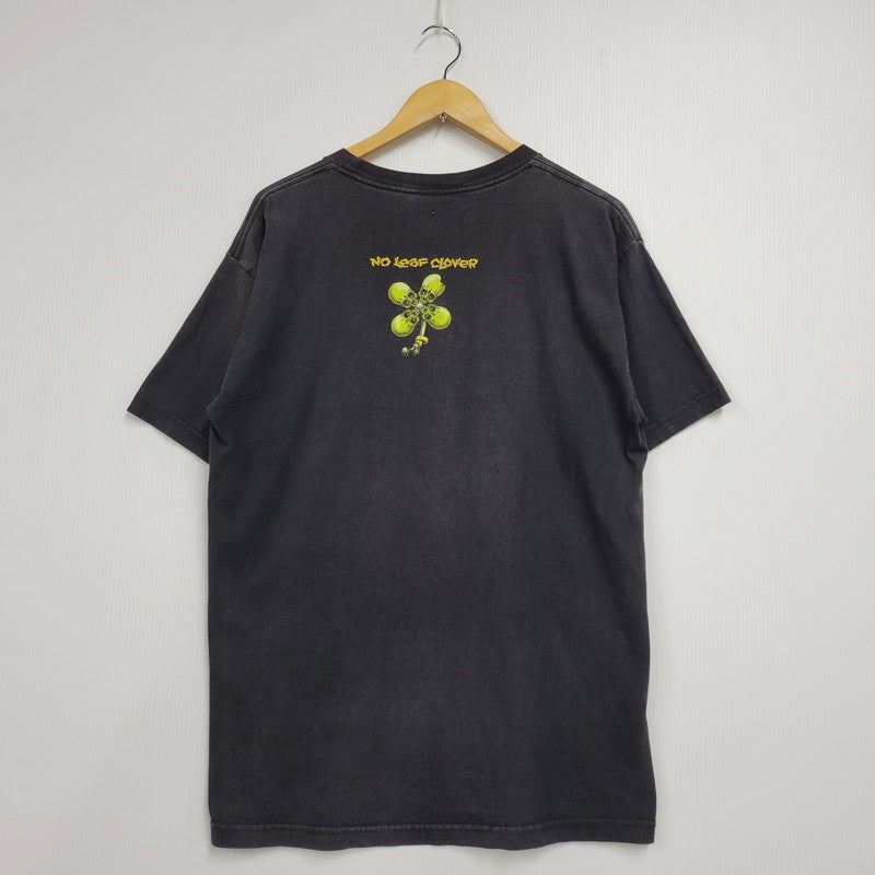 【現状渡し品】【メンズ】 METALLICA メタリカ GIANT c2001 00S PUSHEAD NO LEAF CLOVER TEE 00年代 プッシュド ノーリーフクローバーT トップス 半袖 146-241211-ma-08-izu サイズ：L カラー：黒 万代Net店