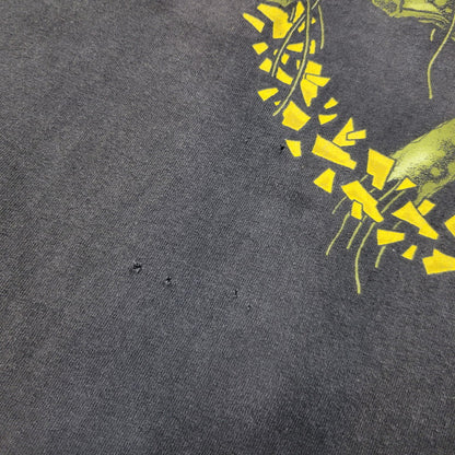 【現状渡し品】【メンズ】 METALLICA メタリカ GIANT c2001 00S PUSHEAD NO LEAF CLOVER TEE 00年代 プッシュド ノーリーフクローバーT トップス 半袖 146-241211-ma-08-izu サイズ：L カラー：黒 万代Net店