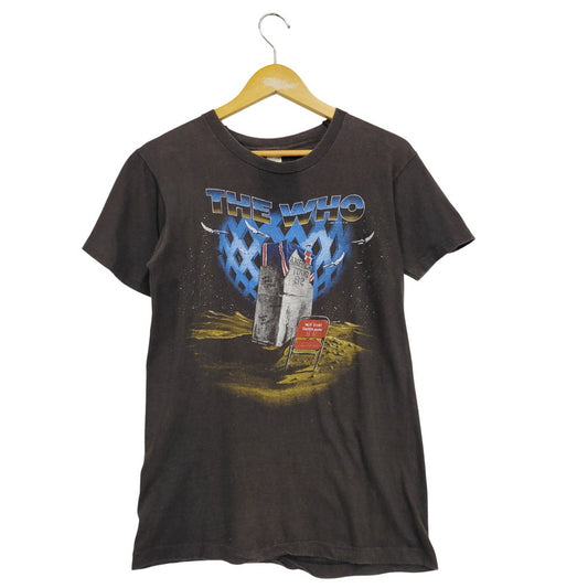 【現状渡し品】【メンズ】 USED CREEN STARS スクリーンスターズ THE WHO c1982 80S AMERICA TOUR TEE ツアー Tシャツ 半袖 トップス 146-250211-as-17-izu サイズ：M カラー：ブラック 万代Net店
