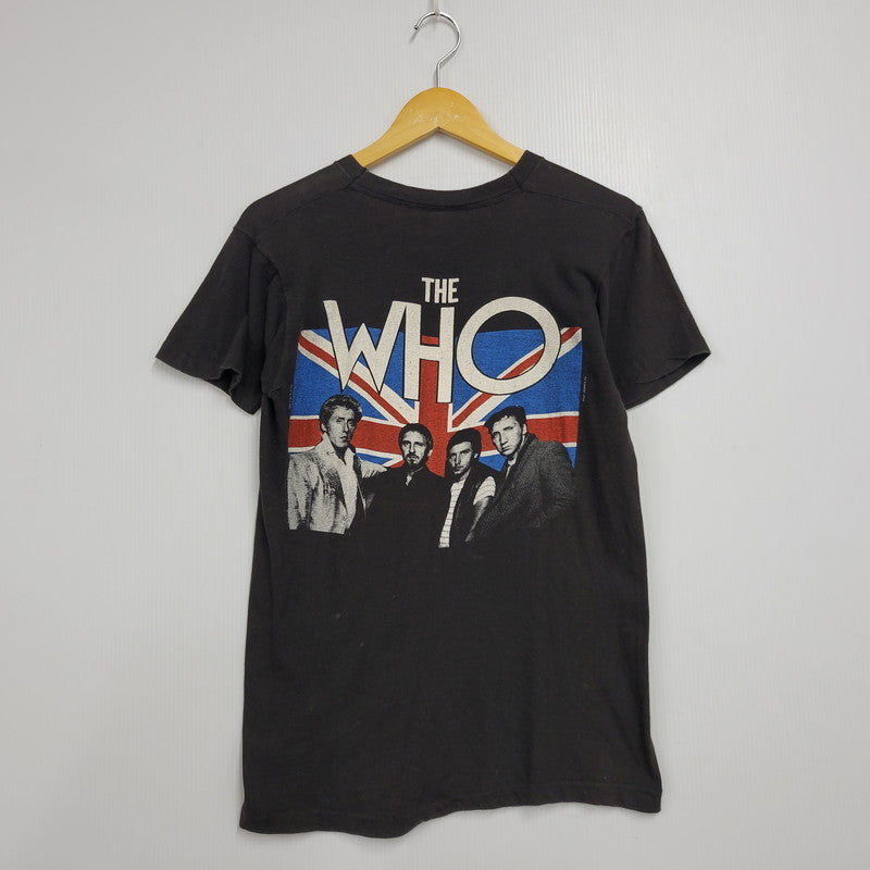 【現状渡し品】【メンズ】 USED CREEN STARS スクリーンスターズ THE WHO c1982 80S AMERICA TOUR TEE ツアー Tシャツ 半袖 トップス 146-250211-as-17-izu サイズ：M カラー：ブラック 万代Net店