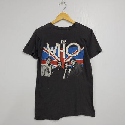 【現状渡し品】【メンズ】 USED CREEN STARS スクリーンスターズ THE WHO c1982 80S AMERICA TOUR TEE ツアー Tシャツ 半袖 トップス 146-250211-as-17-izu サイズ：M カラー：ブラック 万代Net店