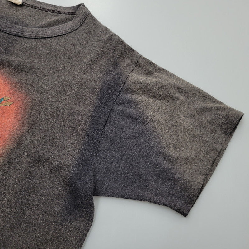 【現状渡し品】【メンズ】 INCREDIBLE c1989 80S ALICE COOPER TRASH BAND TEE T-SHIRT アリス クーパー トラッシュ Tシャツ カナダ製 半袖 トップス 146-241229-as-10-izu サイズ：L カラー：ブラック系 万代Net店