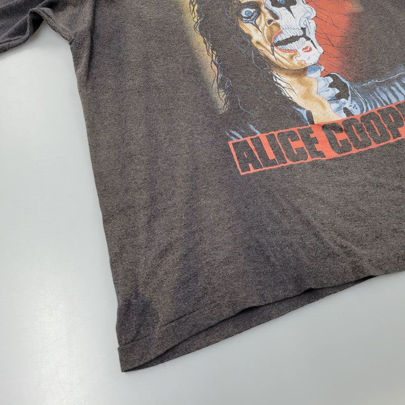 【現状渡し品】【メンズ】 INCREDIBLE c1989 80S ALICE COOPER TRASH BAND TEE T-SHIRT アリス クーパー トラッシュ Tシャツ カナダ製 半袖 トップス 146-241229-as-10-izu サイズ：L カラー：ブラック系 万代Net店