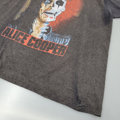 【現状渡し品】【メンズ】 INCREDIBLE c1989 80S ALICE COOPER TRASH BAND TEE T-SHIRT アリス クーパー トラッシュ Tシャツ カナダ製 半袖 トップス 146-241229-as-10-izu サイズ：L カラー：ブラック系 万代Net店