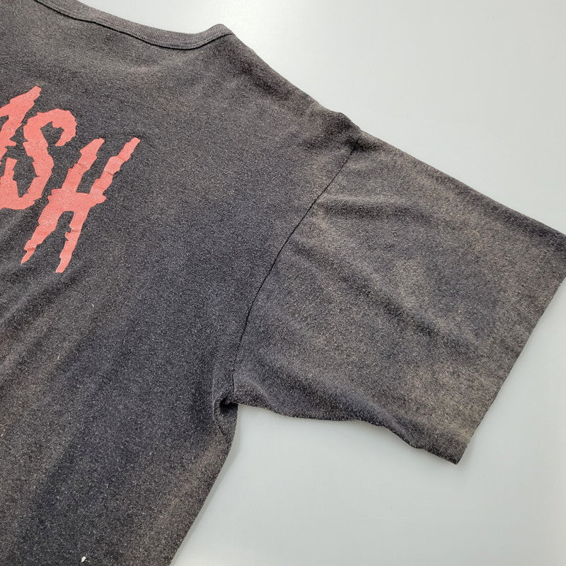 【現状渡し品】【メンズ】 INCREDIBLE c1989 80S ALICE COOPER TRASH BAND TEE T-SHIRT アリス クーパー トラッシュ Tシャツ カナダ製 半袖 トップス 146-241229-as-10-izu サイズ：L カラー：ブラック系 万代Net店