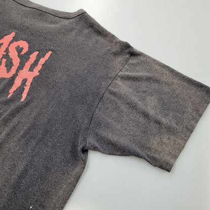 【現状渡し品】【メンズ】 INCREDIBLE c1989 80S ALICE COOPER TRASH BAND TEE T-SHIRT アリス クーパー トラッシュ Tシャツ カナダ製 半袖 トップス 146-241229-as-10-izu サイズ：L カラー：ブラック系 万代Net店