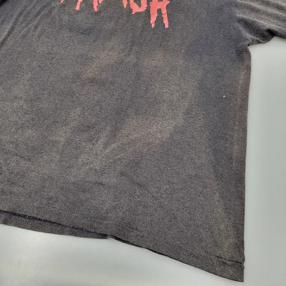 【現状渡し品】【メンズ】 INCREDIBLE c1989 80S ALICE COOPER TRASH BAND TEE T-SHIRT アリス クーパー トラッシュ Tシャツ カナダ製 半袖 トップス 146-241229-as-10-izu サイズ：L カラー：ブラック系 万代Net店