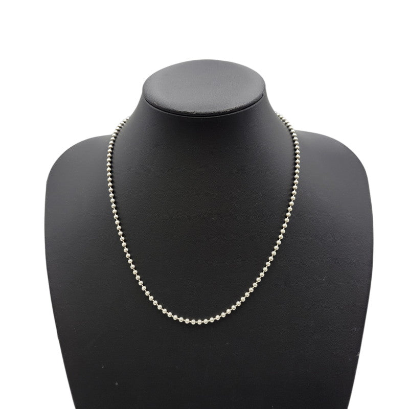 【中古品】 SV925 イタリア製 BALL CHAIN NECKLACE アクセサリー ネックレス 192-251016-rk-06-izu カラー：シルバー 万代Net店