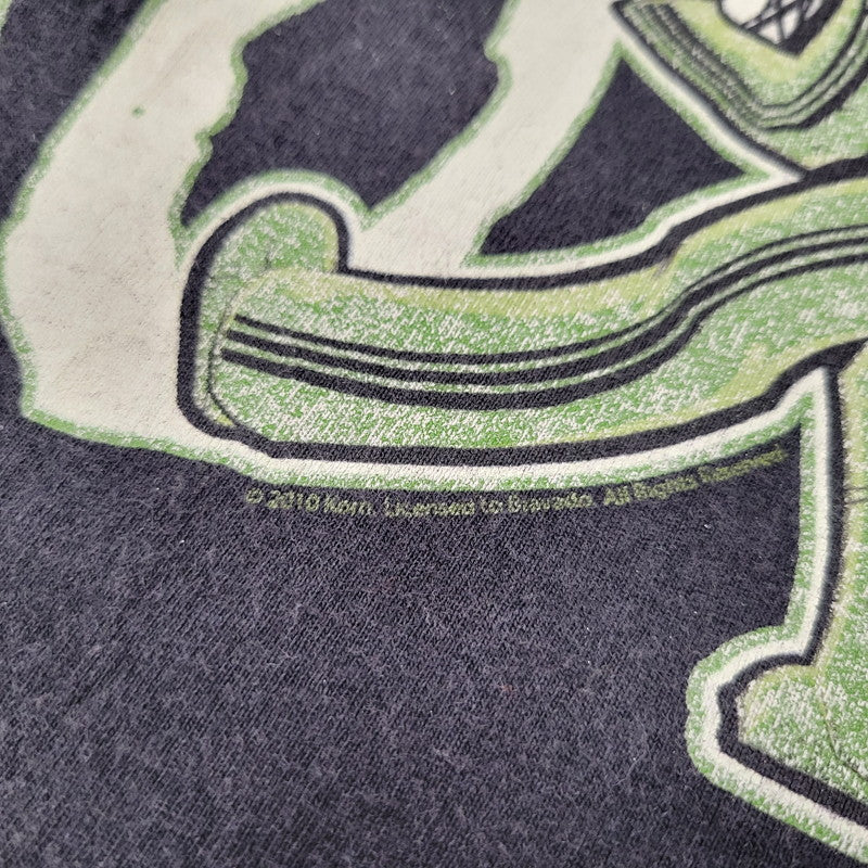 【現状渡し品】【メンズ】 HANES ヘインズ HEAVY WEIGHT KORN ZOMBIE TOUR 2010 BAND T-SHIRT c2010 ヘビーウェイト コーン バンド Tシャツ 半袖 プリント トップス 146-251018-ay-04-izu サイズ：2XL カラー：ブラック 万代Net店