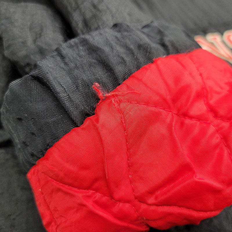 【現状渡し品】【メンズ】 STARTER スターター ST. JOHNS HALF ZIP PULLOVER NYLON JACKET ハーフジップ プルオーバー ナイロンジャケット 韓国製 アウター 146-251021-as-28-izu サイズ：M カラー：ブラック系 万代Net店