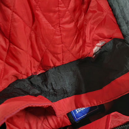 【現状渡し品】【メンズ】 STARTER スターター ST. JOHNS HALF ZIP PULLOVER NYLON JACKET ハーフジップ プルオーバー ナイロンジャケット 韓国製 アウター 146-251021-as-28-izu サイズ：M カラー：ブラック系 万代Net店