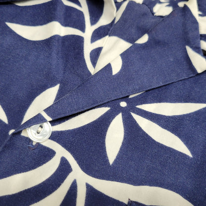 【中古品】【メンズ】 CASUAL CEIRE HAWAIIAN SS SHIRT ハワイアン ショートスリーブ シャツ 半袖 トップス 146-251024-as-35-izu カラー：ネイビー 万代Net店