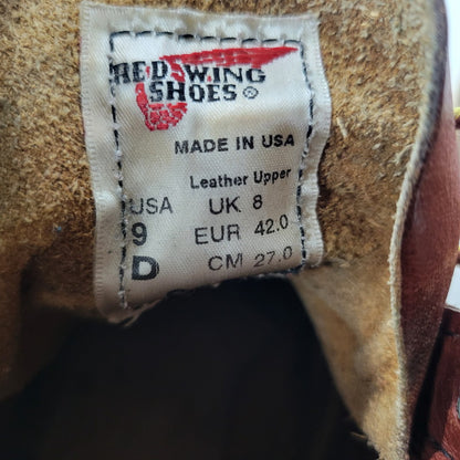 【中古品】【メンズ】 RED WING レッドウィング HERITAGE 6INCH MOC TOE IRISH SETTER 9106 ヘリテージ 6インチ モックトゥ アイリッシュセッター 刺繍羽タグ USA製 ブーツ シューズ 靴 164-251103-as-08-izu サイズ：27cm カラー：ブラウン 万代Net店