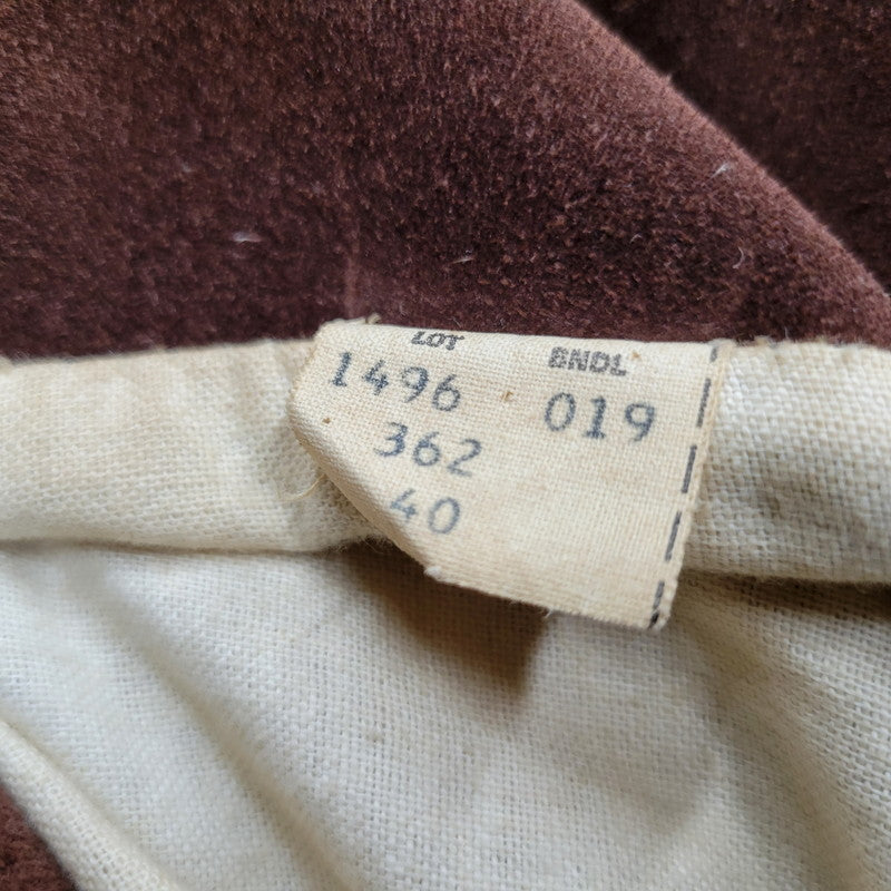 【現状渡し品】【メンズ】 schott ショット BOA LINER SUEDE RANCH JACKET ボアライナー スエード ランチジャケット 茶タグ USA製 アウター 146-251118-as-07-izu サイズ：40 カラー：ブラウン 万代Net店