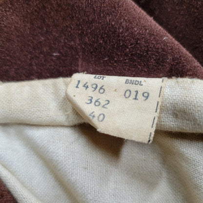 【現状渡し品】【メンズ】 schott ショット BOA LINER SUEDE RANCH JACKET ボアライナー スエード ランチジャケット 茶タグ USA製 アウター 146-251118-as-07-izu サイズ：40 カラー：ブラウン 万代Net店