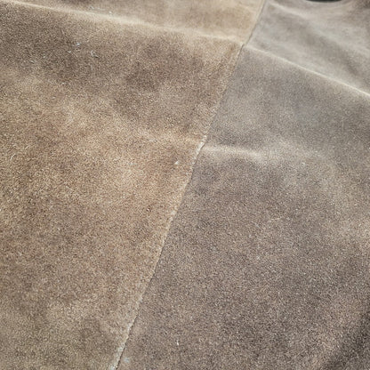 【現状渡し品】【メンズ】 schott ショット BOA LINER SUEDE RANCH JACKET ボアライナー スエード ランチジャケット 茶タグ USA製 アウター 146-251118-as-07-izu サイズ：40 カラー：ブラウン 万代Net店