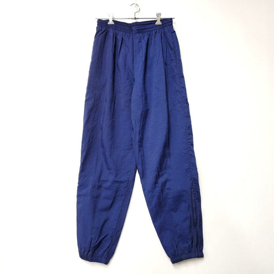 【中古品】【メンズ】 NIKE ナイキ SMALL LOGO NYLON PANTS スモール ロゴ ナイロン パンツ ボトムス 157-251119-as-15-izu サイズ：XL カラー：ネイビー 万代Net店