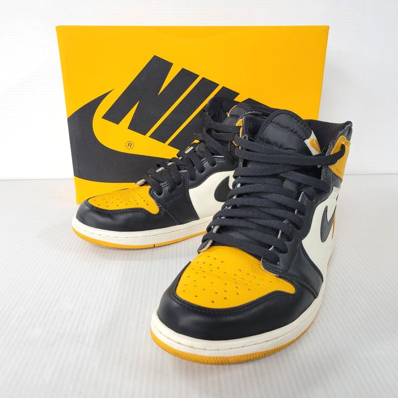 【中古品】【メンズ】 NIKE ナイキ AIR JORDAN 1 RETRO HIGH OG 555088-711 エア ジョーダン 1 レトロ ハイ OG スニーカー シューズ 靴 160-251124-as-07-izu サイズ：28.5cm カラー：TAXI/BLACK-SAIL 万代Net店