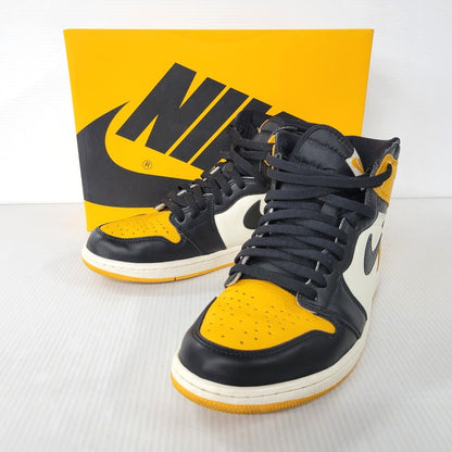【中古品】【メンズ】 NIKE ナイキ AIR JORDAN 1 RETRO HIGH OG 555088-711 エア ジョーダン 1 レトロ ハイ OG スニーカー シューズ 靴 160-251124-as-07-izu サイズ：28.5cm カラー：TAXI/BLACK-SAIL 万代Net店