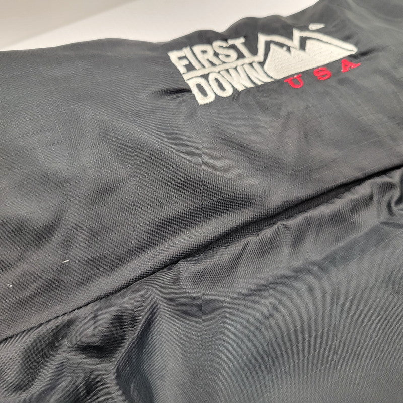 【現状渡し品】【メンズ】 FIRST DOWN ファーストダウン REVERSIBLE DOWN JACKET リバーシブル ダウンジャケット アウター 146-251212-as-15-izu サイズ：4XL カラー：ブラック/イエロー 万代Net店