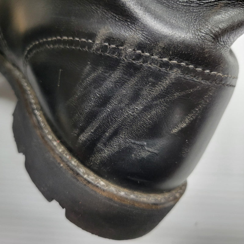 【現状渡し品】【メンズ】 RED WING レッドウィング 6-INCH CLASSIC ROUND BOOTS 8165 6インチ クラシック ラウンド ブーツ USA製 シューズ 靴 164-251215-as-06-izu サイズ：28cm カラー：ブラック 万代Net店