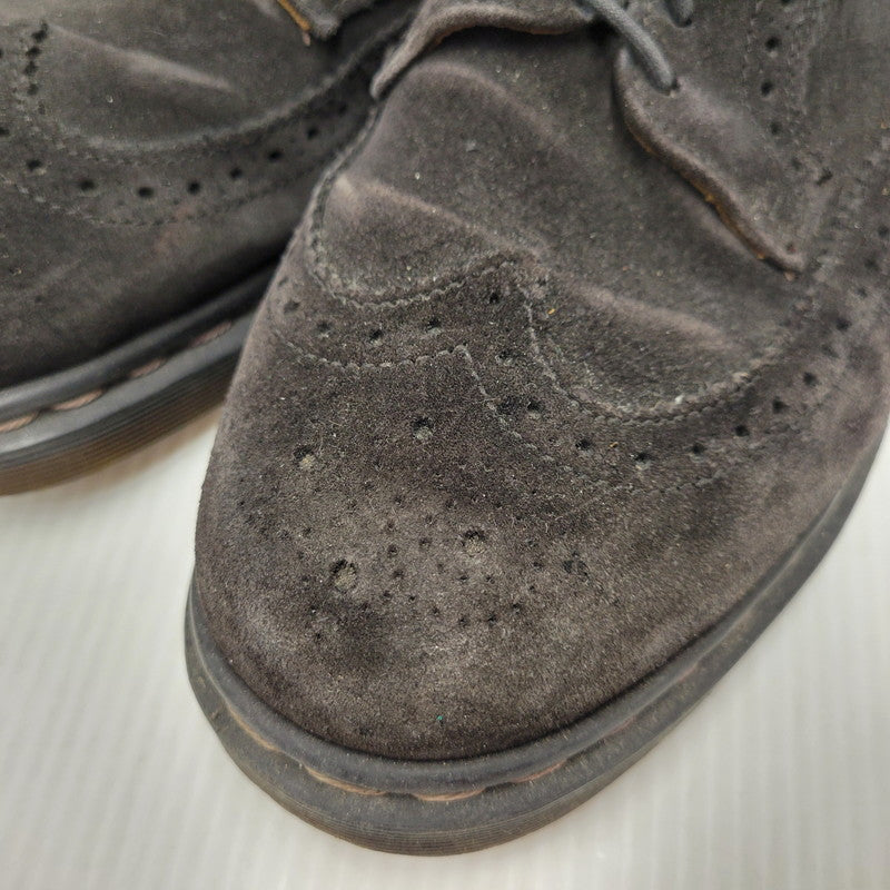 【中古品】【メンズ】 イングランド製 WING CHIP SUEDE LEATHER SHOES ウィング チップ スウェード レザー シューズ 靴 164-251216-cs-16-izu サイズ：9 カラー：ブラック 万代Net店