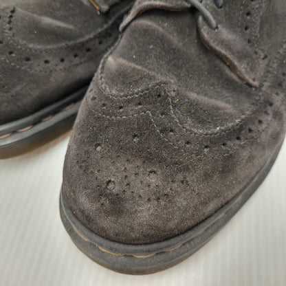 【中古品】【メンズ】 イングランド製 WING CHIP SUEDE LEATHER SHOES ウィング チップ スウェード レザー シューズ 靴 164-251216-cs-16-izu サイズ：9 カラー：ブラック 万代Net店