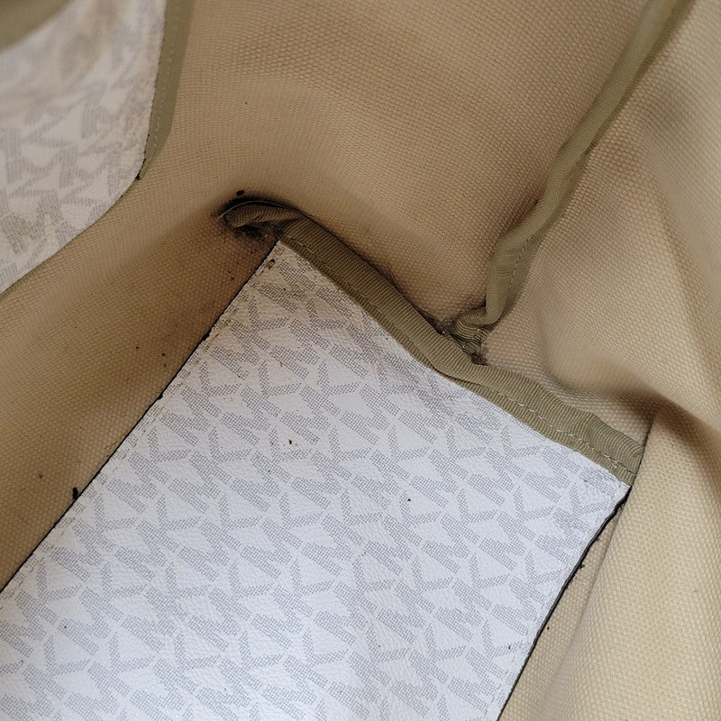 【現状渡し品】【レディース】 SIGNATURE TOTE BAG 35T0STFT6B シグネチャー トート バッグ 鞄 カバン 188-260102-ay-03-izu カラー：ホワイト 万代Net店