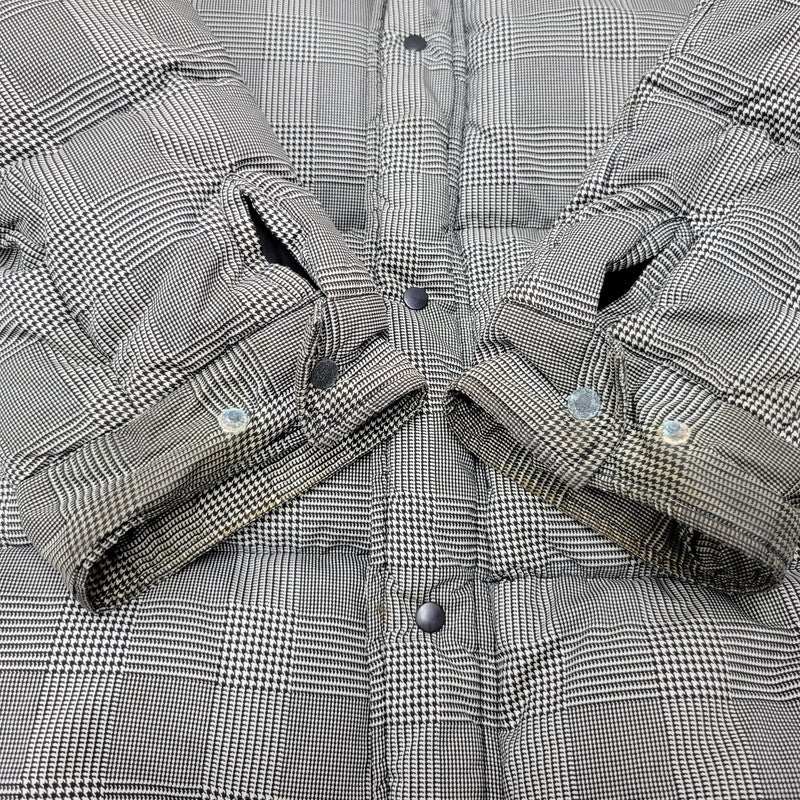 【現状渡し品】【メンズ】 NITROW ナイトロウ CHECK DOWN JACKET NW042-JK15 チェック ダウン ジャケット アウター 142-260105-ay-03-izu サイズ：XL カラー：グレー 万代Net店