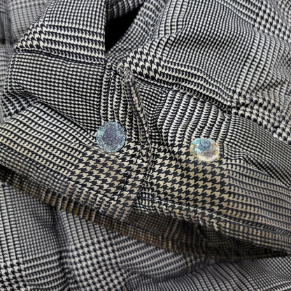 【現状渡し品】【メンズ】 NITROW ナイトロウ CHECK DOWN JACKET NW042-JK15 チェック ダウン ジャケット アウター 142-260105-ay-03-izu サイズ：XL カラー：グレー 万代Net店
