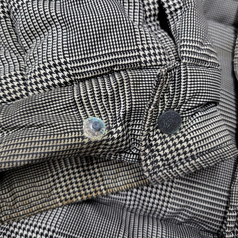 【現状渡し品】【メンズ】 NITROW ナイトロウ CHECK DOWN JACKET NW042-JK15 チェック ダウン ジャケット アウター 142-260105-ay-03-izu サイズ：XL カラー：グレー 万代Net店