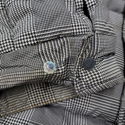【現状渡し品】【メンズ】 NITROW ナイトロウ CHECK DOWN JACKET NW042-JK15 チェック ダウン ジャケット アウター 142-260105-ay-03-izu サイズ：XL カラー：グレー 万代Net店