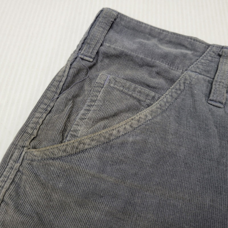 【現状渡し品】【メンズ】 CORDUROY SHORTS コーデュロイ ショーツ ショートパンツ ズボン ボトムス 153-260105-ay-05-izu サイズ：S カラー：グレー 万代Net店