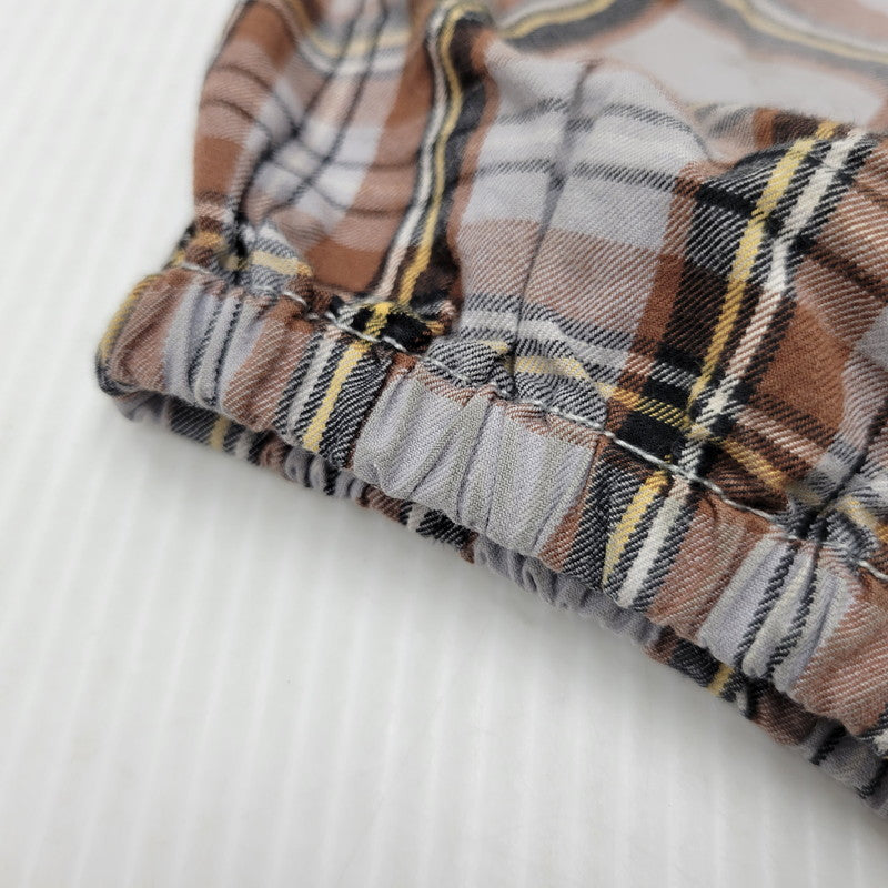 【現状渡し品】【メンズ】 PLAID EASY PANTS FTC019SUMBO1 イージー パンツ チェック柄 ズボン ボトムス 153-260105-ay-06-izu サイズ：XL カラー：マルチ 万代Net店
