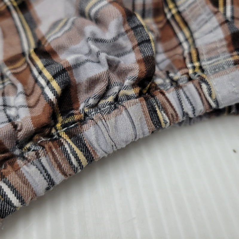 【現状渡し品】【メンズ】 PLAID EASY PANTS FTC019SUMBO1 イージー パンツ チェック柄 ズボン ボトムス 153-260105-ay-06-izu サイズ：XL カラー：マルチ 万代Net店