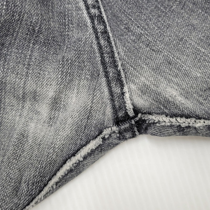 【中古品】【メンズ】 刻印3496 501 先染め BLACK DENIM PANTS ブラック デニム パンツ ボトムス ズボン 157-260110-cs-05-izu サイズ：34×30 カラー：ブラック 万代Net店