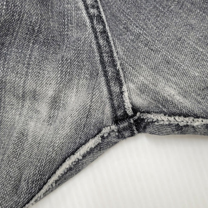 【中古品】【メンズ】 刻印3496 501 先染め BLACK DENIM PANTS ブラック デニム パンツ ボトムス ズボン 157-260110-cs-05-izu サイズ：34×30 カラー：ブラック 万代Net店