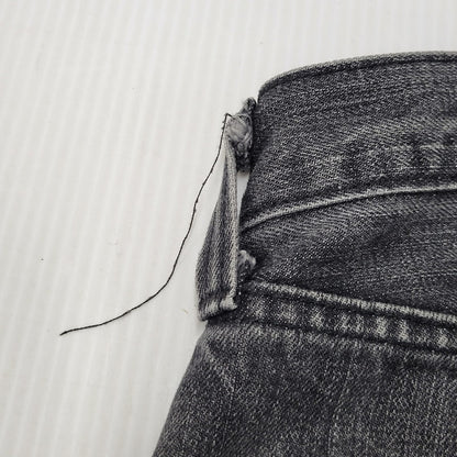 【中古品】【メンズ】 刻印3496 501 先染め BLACK DENIM PANTS ブラック デニム パンツ ボトムス ズボン 157-260110-cs-05-izu サイズ：34×30 カラー：ブラック 万代Net店