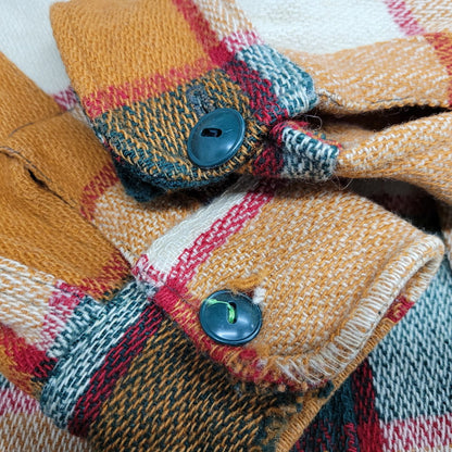 【中古品】【メンズ】 USED VINTAGE WOOL CHECK SHIRT ウール チェック シャツ 146-260113-as-09-izu サイズ：L カラー：マルチカラー 万代Net店