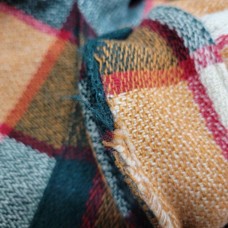 【中古品】【メンズ】 USED VINTAGE WOOL CHECK SHIRT ウール チェック シャツ 146-260113-as-09-izu サイズ：L カラー：マルチカラー 万代Net店