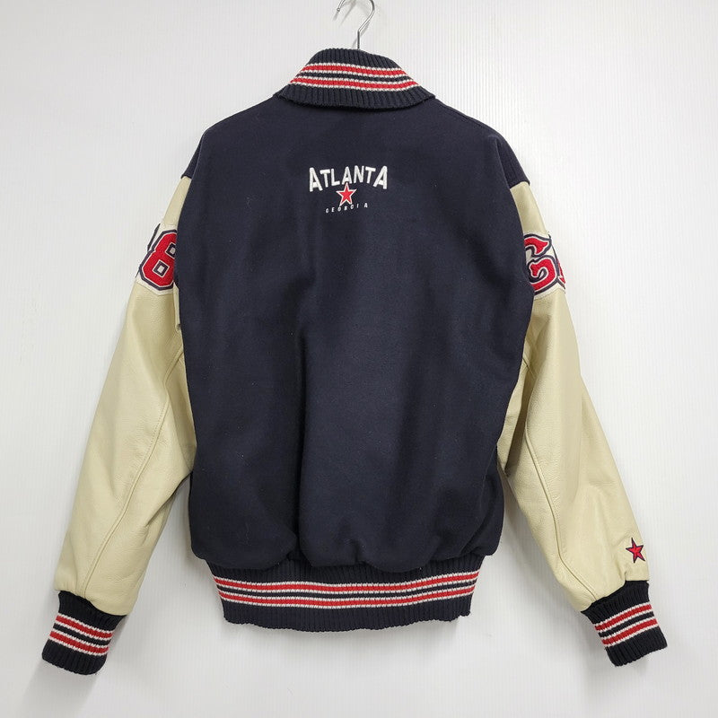 【中古品】【メンズ】 DELONG デロング ATLANTA AWARD JACKET アワードジャケット スタジャン アウター 145-260119-as-08-izu サイズ：M カラー：ネイビー系 万代Net店
