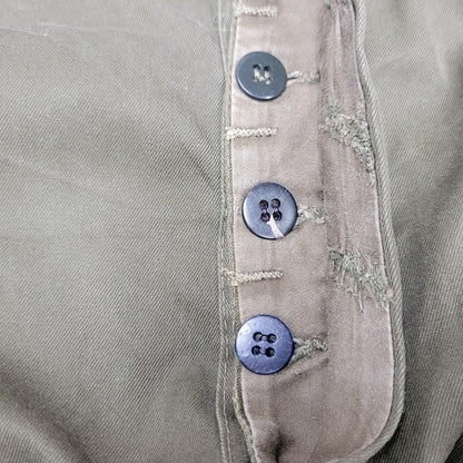 【現状渡し品】【メンズ】 ITALIAN ARMY イタリアン アーミー イタリア軍 COMBAT PANTS コンバット パンツ ボトムス 157-260206-as-01-izu カラー：カーキ 万代Net店
