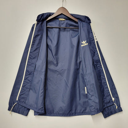【中古品】【メンズ】 NYLON JACKET ADS-200 ナイロンジャケット 三角タグ デサント社製 アウター 146-260206-as-22-izu サイズ：M カラー：ネイビー 万代Net店