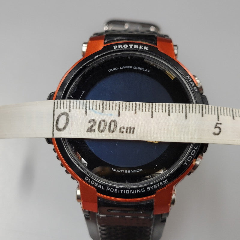 【中古品】【メンズ/レディース】 WSD-F30 PRO TREK SMART WATCH プロトレック スマート ウォッチ 腕時計 時計 197-260210-ya-07-izu カラー：ブラック×オレンジ 万代Net店