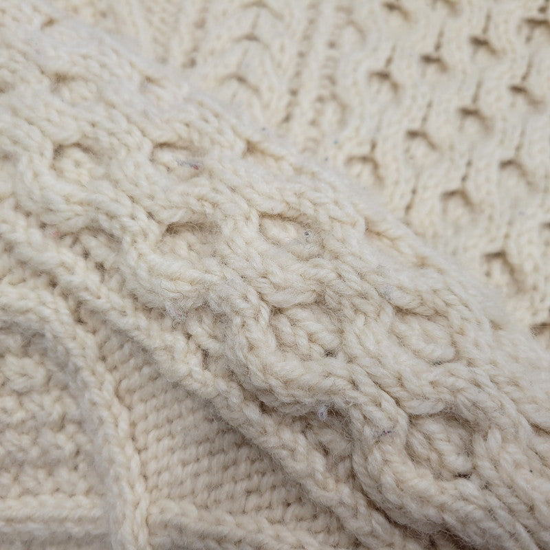 【現状渡し品】【メンズ】 JOHN MOLLOY ジョンモロイ FISHERMAN SWEATER フィッシャーマン セーター トップス 長袖 146-260213-kh-02-izu カラー：アイボリー 万代Net店