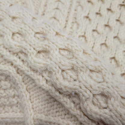 【現状渡し品】【メンズ】 JOHN MOLLOY ジョンモロイ FISHERMAN SWEATER フィッシャーマン セーター トップス 長袖 146-260213-kh-02-izu カラー：アイボリー 万代Net店