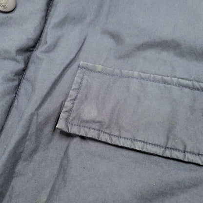 【現状渡し品】【メンズ】 CORDUROY COLLAR DOWN JACKET コーデュロイ カラー ダウン ジャケット アウター 146-260223-kh-03-izu サイズ：M カラー：ネイビー×グリーン 万代Net店
