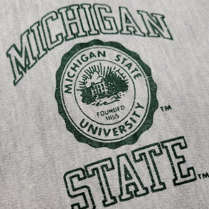 【中古品】【メンズ】 Champion チャンピオン MICHIGAN STATE REVERSE WEAVE CREWNECK SWEAT ミシガン州 リバースウィーブ クルーネック スウェット トップス 長袖 146-260302-kh-17-izu サイズ：XL カラー：グレー 万代Net店
